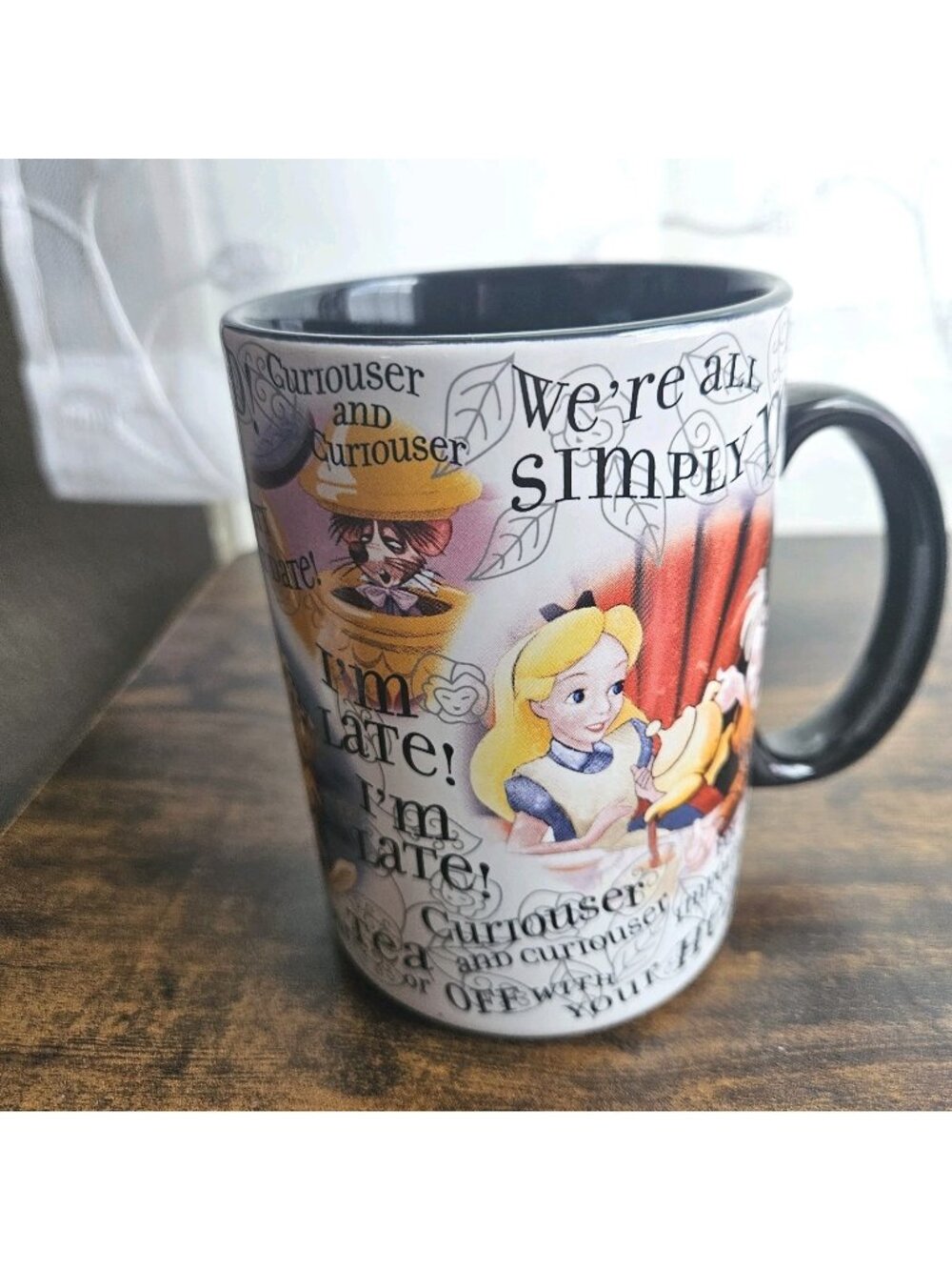 Alice In Wonderland Disney Cartoon Mug Cup